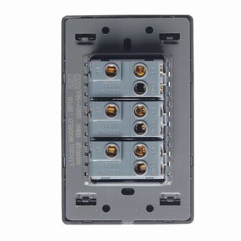 Placa 3 Apagadores Lucek BP10MP