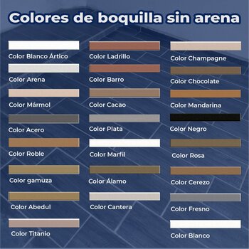 Boquilla sin arena 5 kg Crest color cantera