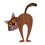 Figura decorativa mascota Rude Cat 33 cm