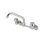 Llave Mezcladora 8" a la Pared Para Fregadero Sin Cubierta Rugo