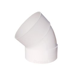 Codo PVC Sanitario 3 45 Grados 75 mm