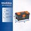 Caja para herramienta Negro de 16" con compartimentos Truper