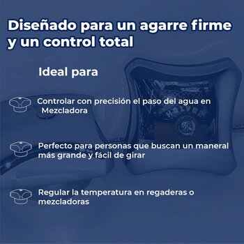 Llave Maneral Tritón Grande Helvex Cromo C-12