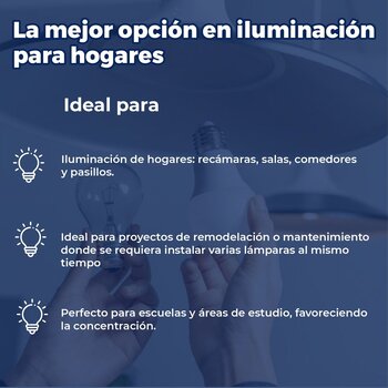 Paquete Foco Led 10 Piezas 9 Watts Luz Blanca Aksi
