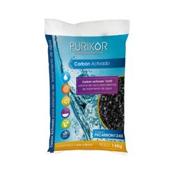 Carbón Activado 12-40 14 kg 1 Pie Cúbico Purikor