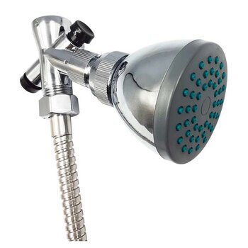 Regadera Manual Rugo sin brazo y Chapeton 44-T