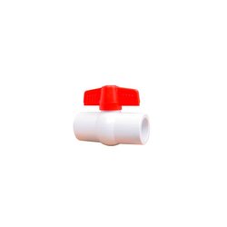 Válvula Esfera Roscable PVC 038 mm 1½ Rugo