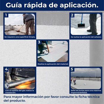 Imper prefabricado APP Sikashield 4.0mm F PL gravilla blanca