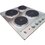 Parrilla eléctrica empotrable marca Eb técnica 58 cm EB-431