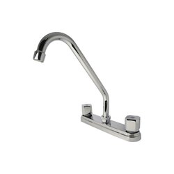 Llave Mezcladora 8" Para Fregadero al Piso Con Cubierta Rugo 8IS