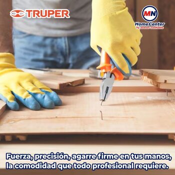 Pinza de chofer 8" mango de pvc truper