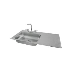 Fregadero K202 marca Eb Técnica 101 x 54 cm Acero Inoxidable