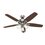Ventilador Buider Plus 52 pulg Niquel Cepillado Hunter