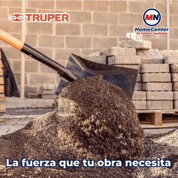 Pala Truper T-2000 Cuadrado Puño Y Mango 29-½ pulg