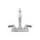 Llave Mezcladora Para Lavabo Rugo tipo Bar 10 cm Acabado cromo
