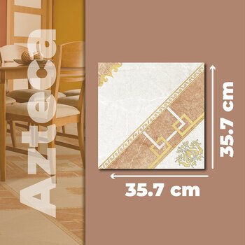 Piso Azteca Rojo Vitromex 35.7x35.7 cm