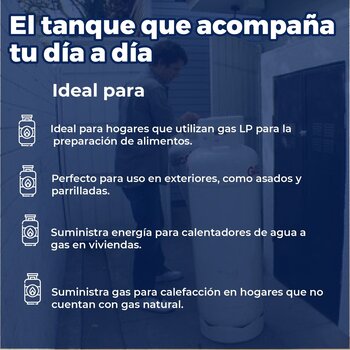 Tanque de Gas Tatsa 20 kg