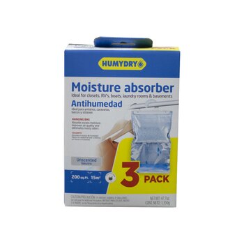Bolsa Colgante Absorbente de Humedad 3 x 15.9 OZ Sin Aroma