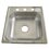 Fregadero M10 marca Eb Técnica 38 x 38 cm 1 tina