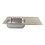 Fregadero M102 marca Eb Técnica 80 x 52 cm Acero Inoxidable