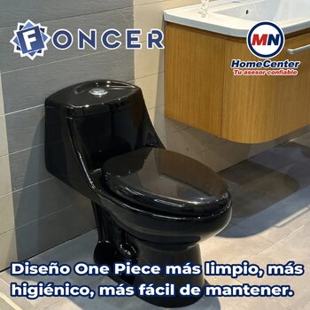 WC one piece Thor Negro Foncer
