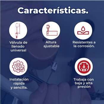 Válvula de Llenado clásica para Sanitario Fluidmaster 200AM133
