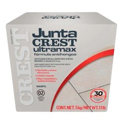 Boquilla sin arena 5 kg Crest color marfil