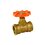 Válvula Globo Roscable Bronce Urrea 19 mm