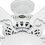 Ventilador de Cielo Hunter Astoria Blanco 52 pulg