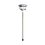 Botón Cromado de Descarga Sencilla Para WC Fluidmaster