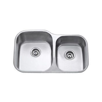 Fregadero Equipado Kele 80 x 50 cm 2 tinas KUD3120-3