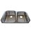 Fregadero A31209AR marca Eb Técnica 81.2 x 52 cm Alessia