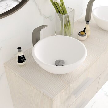 Lavabo sobreponer Garona blanco Foncer