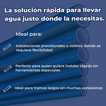 Tuboplus Poli Clase 16 20 MM 1/2 (4 MTS) Rotoplas