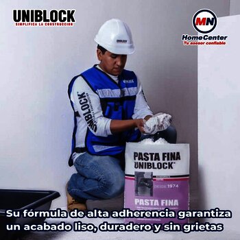 Recubrimiento blanco pasta fina uniblock 20 kg