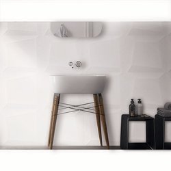 Muro Pure Fiore White Daltile 45 x 90 cm