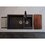 Fregadero Kele Quarzo 86X50X20 CM KQD3420A Espresso.