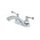 Llave Mezcladora Para Lavabo 4" Rugo Cierre 90° Maneral Palanca