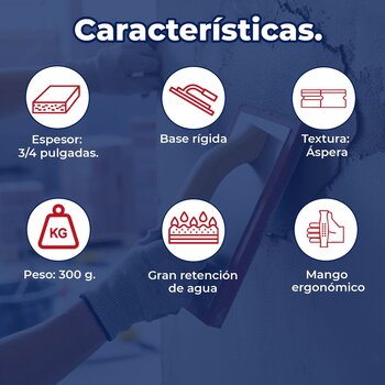 Llana Truper Esponja Profesional