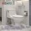 Inodoro Sanitario Una Pieza Ava Cato Blanco 4.8 lpd