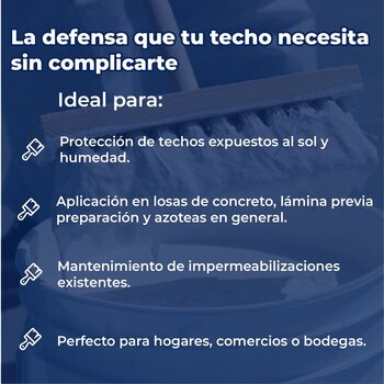Impermeabilizante Acrilico Fester A 5 AÑOS Blanco 4L