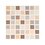 Piso Antiderrapante Rubik Café Vitromex 20x20 cm