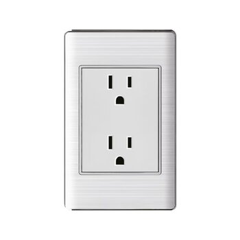 Placa de Contacto Duplex Color Blanco Luxica
