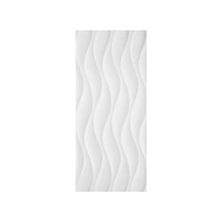 Azulejo Olas White Foncer 25 x 75 cm
