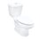 Sanitario WC Alargado Blanco Drakar16 Ecológico 4.8 L Helvex
