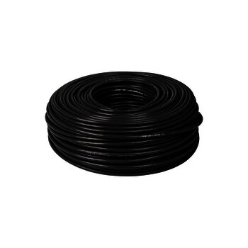 Cable de Cobre Eléctrico Negro Indiana 100 M CAL 6 THW-LS