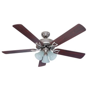 Ventilador de Cielo Classic Plus 52 pulg Níquel Cepillado