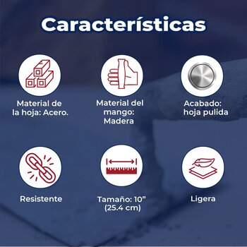 Cuchara Truper para Albañil 10 pulg