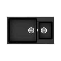 Fregadero Kele Quarzo 86X50X20 CM KQD3420A Negro