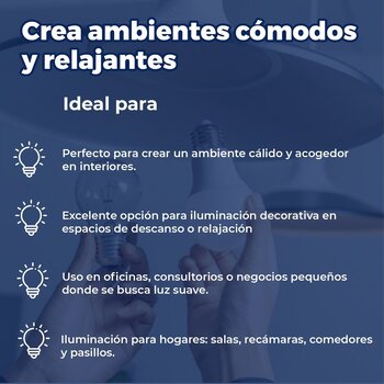 Foco Led A19 9 W 2700 K Estévez Luz Cálida